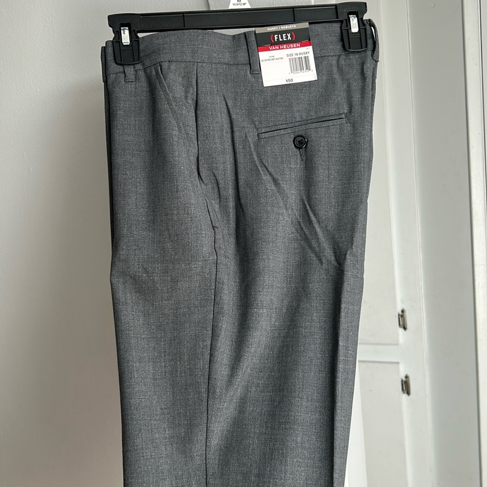 Van Heusen Flex Oxford Grey Heather Pants